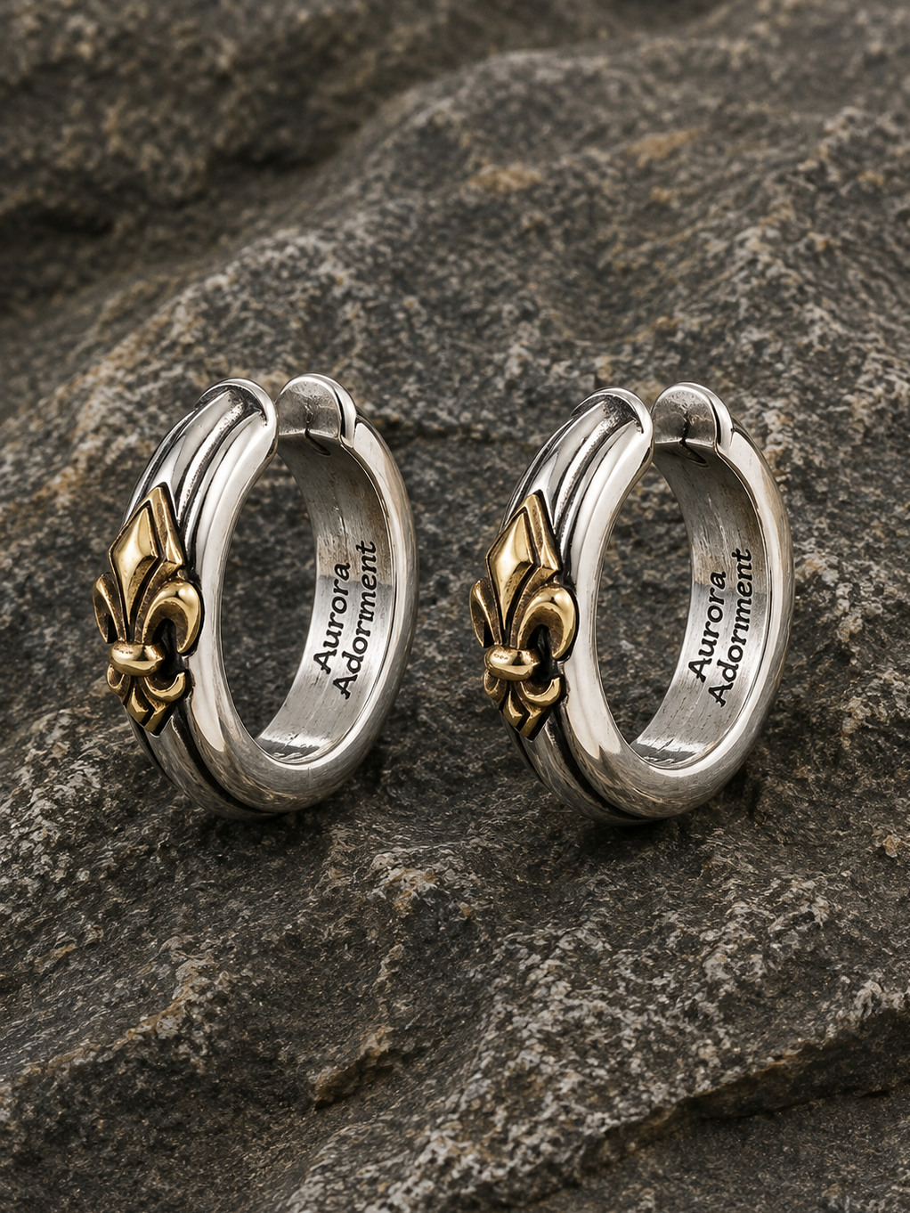 Iris Flower Ear Cuff