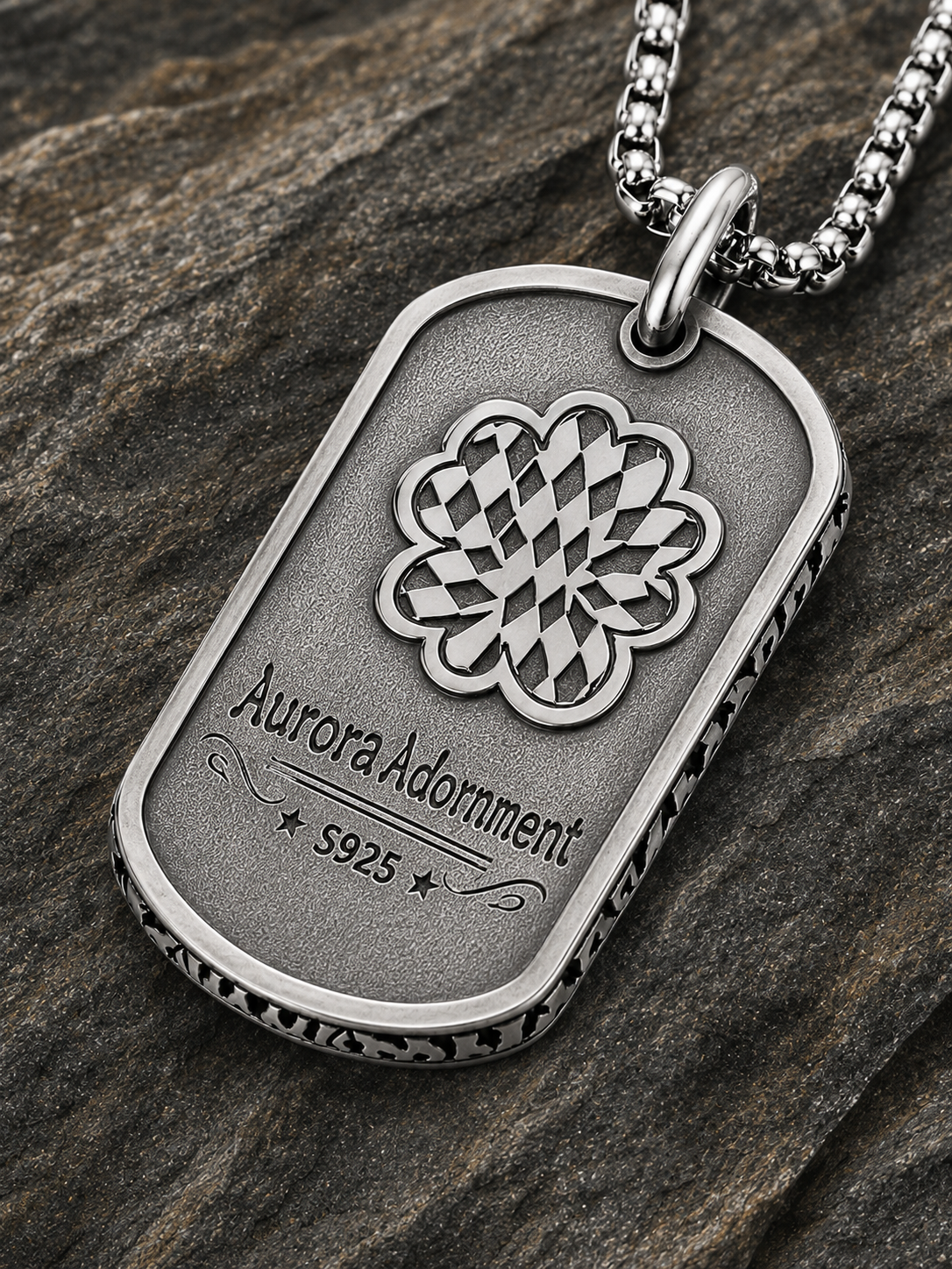 Tiger Ascendant 3D Sterling Silver Necklace